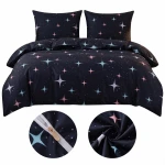 Pościel 200x200 z 2 Poszewkami 70X80 Komplet Dwuosobowej Gwiazdy