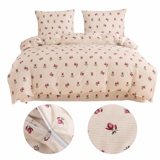 Posciel bawelniana 220x200 roze, delikatne kobiet elegancka-posciel-220x200-w-czerwone-roze-cotton-market