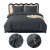 posciel 200x200 100% bawelna szara cottonmarket dwie poszewki premium cotton dobra jakosc