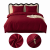 posciel 220x200 100% bawelna  bordo gladka cottonmarket dwie poszewki premium cotton dobra jakosc