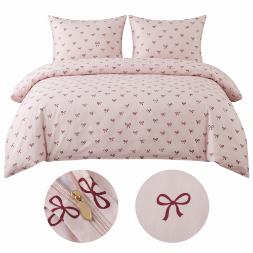 posciel 200x200 100% bawelna kokarda cottonmarket dwie poszewki premium cotton dobra jakosc