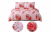 POSCIEL BAWELNIANA 200x200 KWIATY ROZA -elegancka-posciel-200x200-w-czerwone-roze-cotton-market