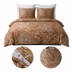 Komplet pościeli dwuosobowej źdzbło słoma 200x200 + 2 poszewki 70x80