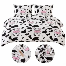 Komplet Pościeli Happy Cow 140x200  + 1 poszewka x 70x80