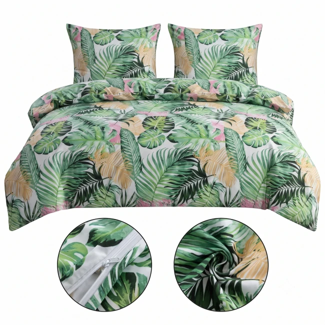 Posciel 3d bawelniana,  bawelna , liscie , kwiaty kolorowa-posciel-3d-boliwia-etniczny-wzor-cotton-market