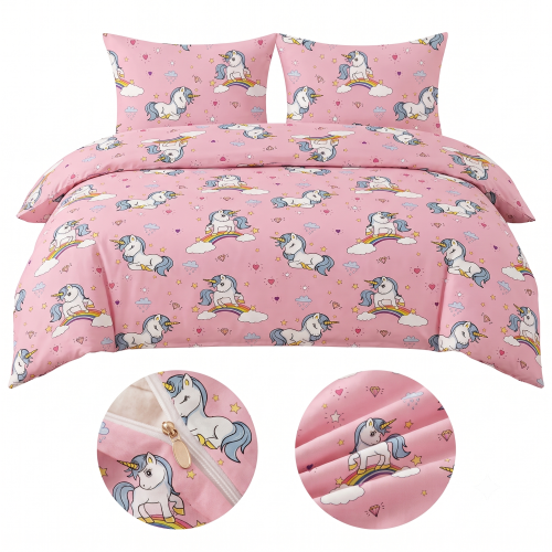 POSCIEL 3D BAWELNIANA 140x200 LITTLE UNICORN -1.png