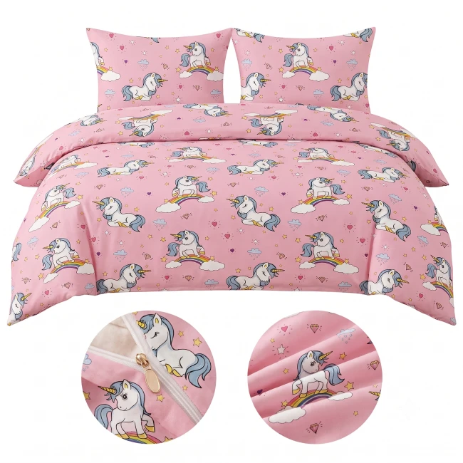 POSCIEL 3D BAWELNIANA 140x200 LITTLE UNICORN -1.png