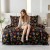 Komplet Poscieli Dwuosobowej Swieta Neon 160x200cm z 2 Poszewkami 70x80 100% super jakosc dziecieca swiateczna