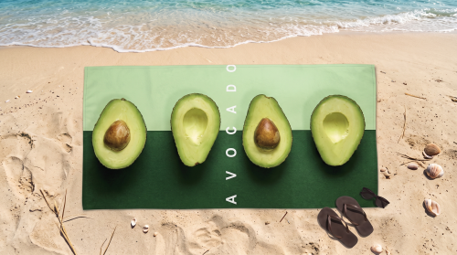 RĘCZNIK PLAŻOWY 140x70 AVOCADO